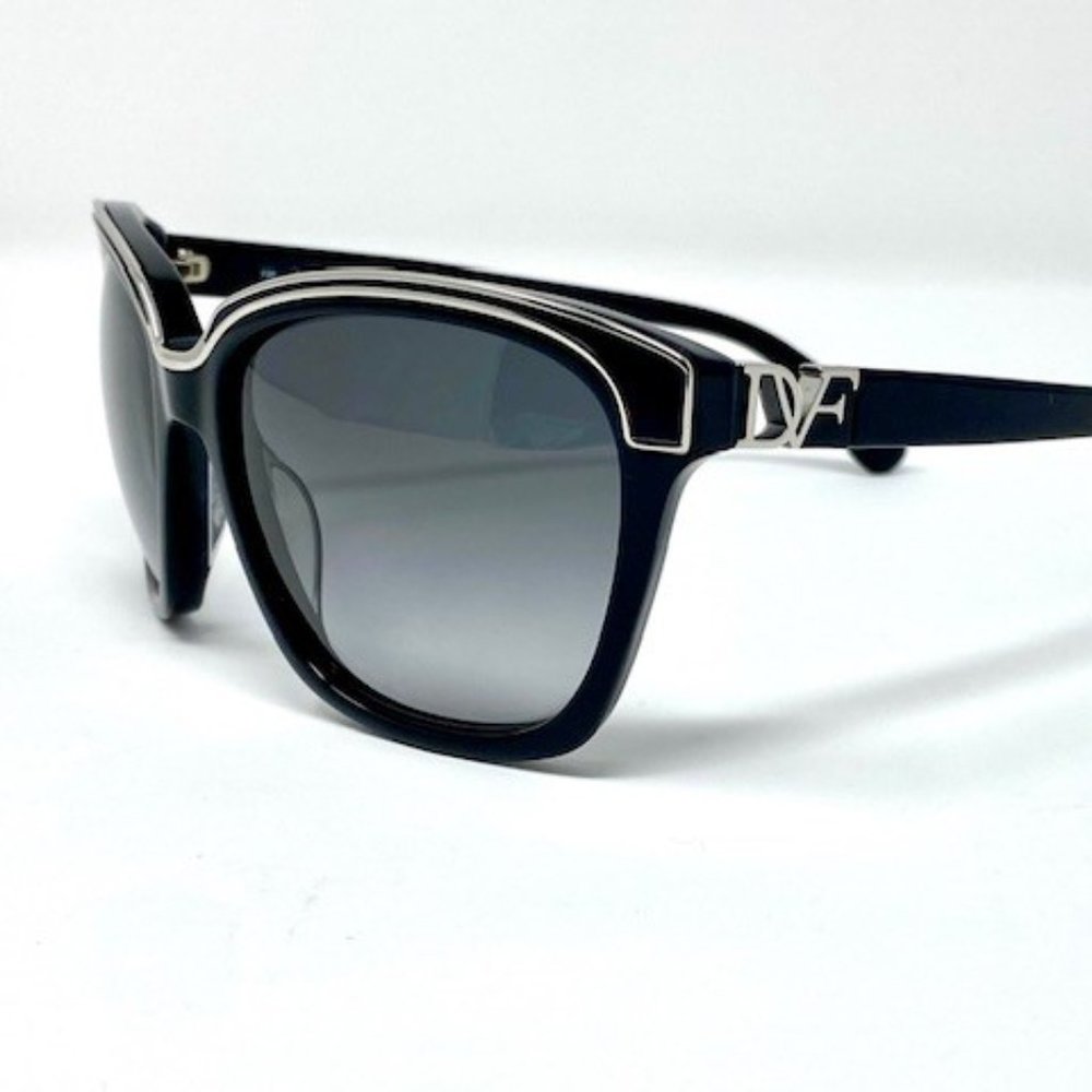 Diane Von Furstenberg DVF604S Kylie Blk Sunglasses New
